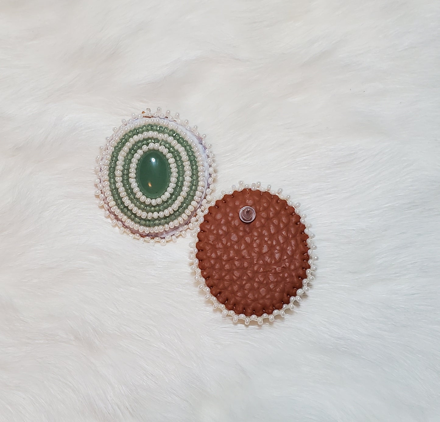 Jade Stone Studs